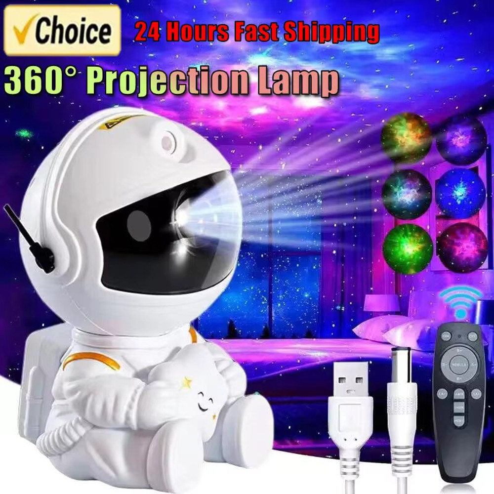 Astronaut Projector LED Night Light Galaxy Star Projector For Kids Bedroom Decor 1