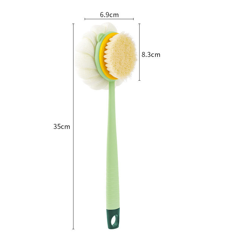 Long Handle Body Brush Loofah Back Scrubber With Soft Mesh Sponge Gentle Exfoliating Shower Brush F 7