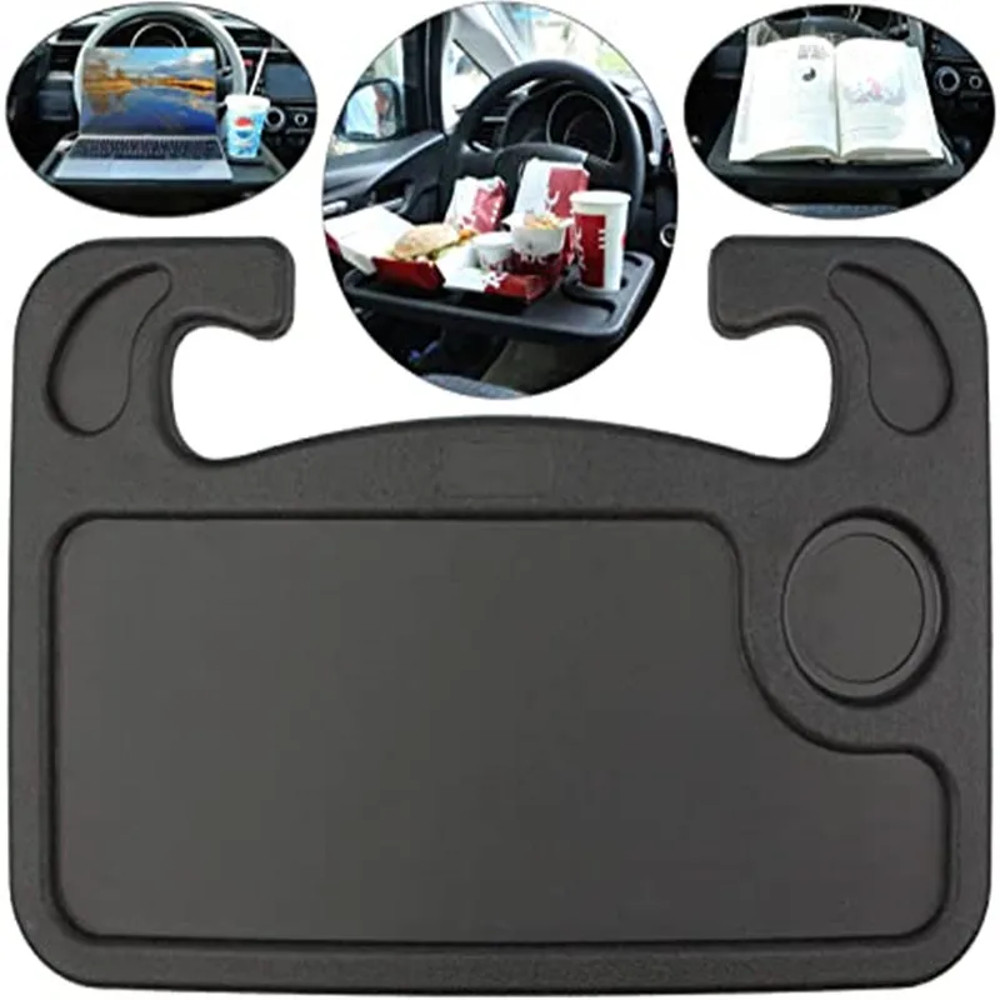 Portable Car Laptop Computer Desk Mount Stand Eat Work Car Steering Wheel Dining Table BracketDrink
