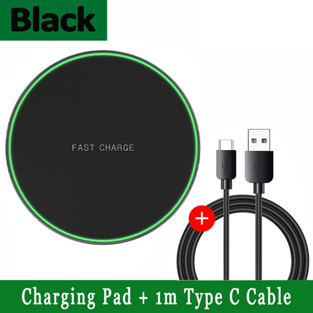 Upgrade Fast Wireless Charging Station 30W Wireless Charger Pad For IPhone Samsung Xiaomi Huawei Ph 6