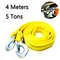 Heavy Duty Car Tow Cable Recovery Rope With Forged Hooks For Trailers Vans  Roadside Emergencies 0