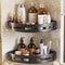 No Punching Required Bathroom Shampoo Holder Shower Caddy Storage Shelf for Towels Toiletries