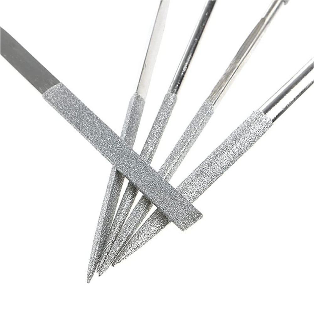 Diamond Needle File Set 10pcs Mini Needle File Kit For Stone Glass  Metal Carving Craft Hand Tools 6