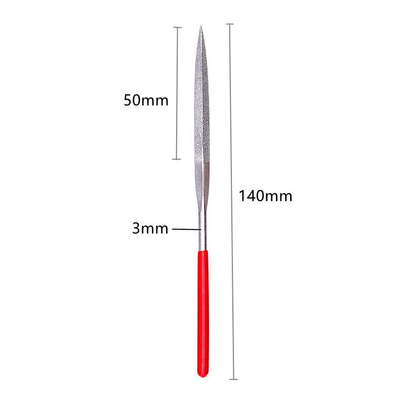 Diamond Needle File Set 10pcs Mini Needle File Kit For Stone Glass  Metal Carving Craft Hand Tools 7