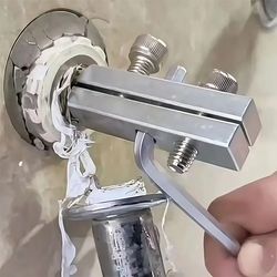 thread repair tool & stud remover for 4/6 point bolts easy out extractor for plumbing & valve repair