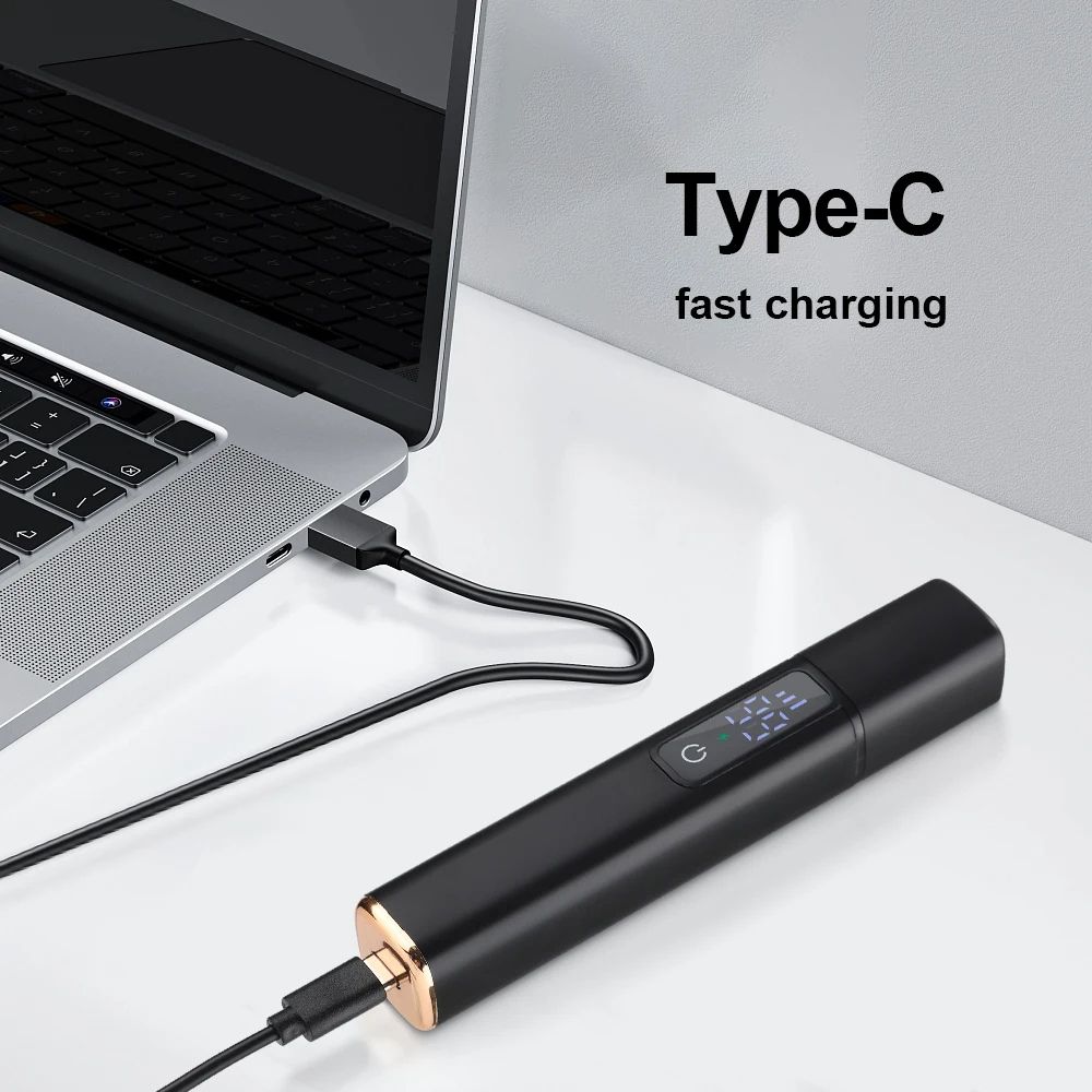 Professional Unisex Nose Hair Trimmer Rechargeable Automatic  Portable For Painless Grooming 7