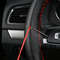 Premium Car Steering Wheel Cover DIY Microfiber Leather With Needles Braid Thread 0