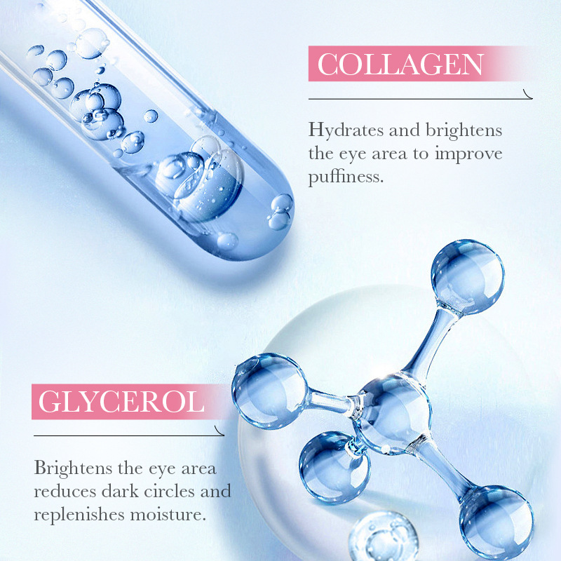 Anti Dark Circle Eye Mask Sakura Collagen Infused Eye Patches For Bags Removal Hydration  Skin Firm 2