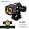 LED Bicycle Front Light USB Rechargeable Waterproof Bike Headlight With Adjustable Zoom Flashlight 0