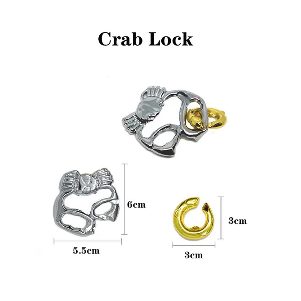 Classic IQ Metal Brain Teaser Magic Baffling Puzzle Game For Kids Adults 16