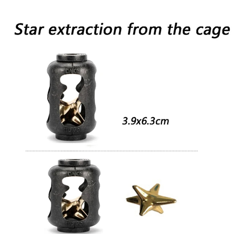 Classic IQ Metal Brain Teaser Magic Baffling Puzzle Game For Kids Adults 42