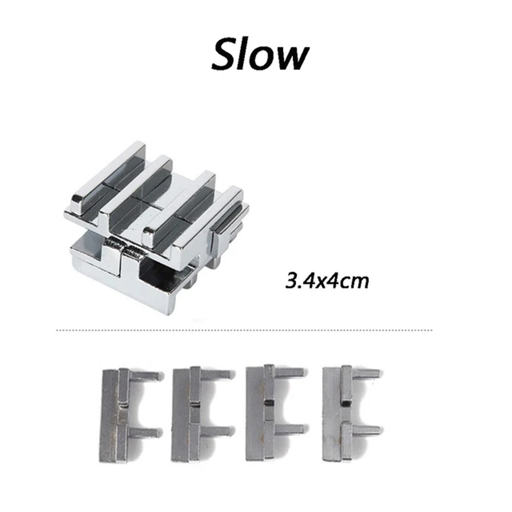 Classic IQ Metal Brain Teaser Magic Baffling Puzzle Game For Kids Adults 43