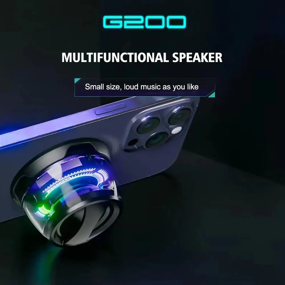 Magnetic Portable Bluetooth Speaker Mini RGB Sound Box Bluetooth 53 HD Stereo Multifunctional