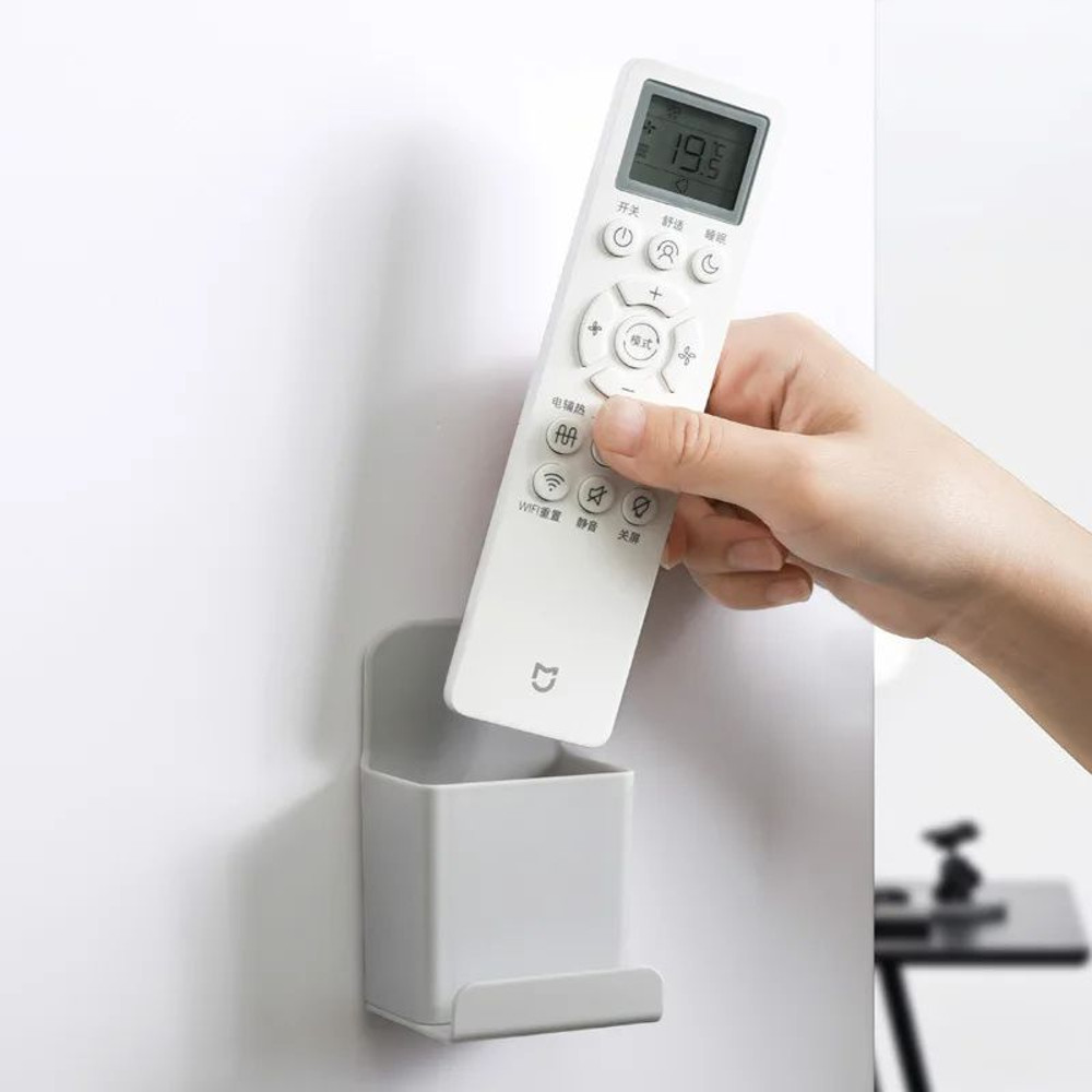 WallMounted Remote Control Storage Box Table Edge Cabinet Hanging Organizer HoleFree Under Desk Wir 4