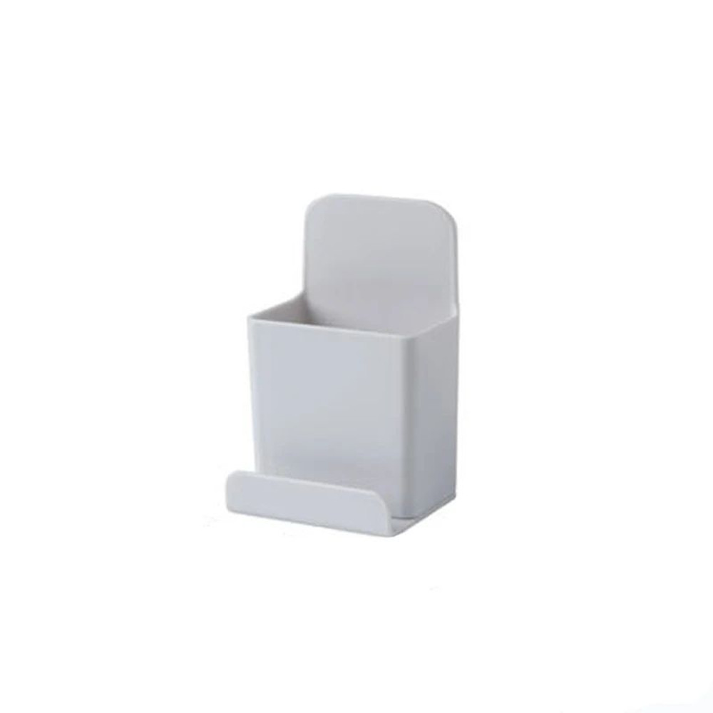 WallMounted Remote Control Storage Box Table Edge Cabinet Hanging Organizer HoleFree Under Desk Wir 5