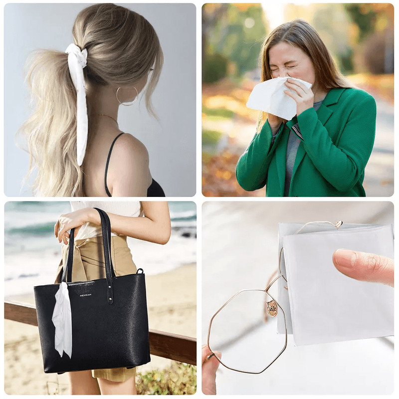 13PCS White Cotton Men Handkerchiefs Vintage Square Hanky Pocket Lot Set For Gentlemen Reusable Sof 3