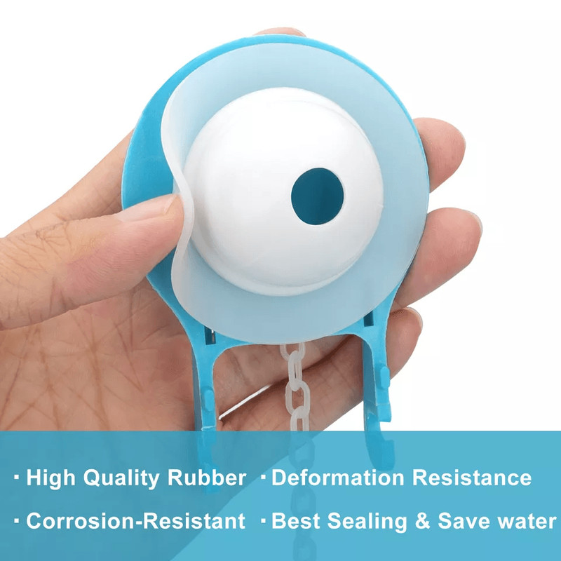 Universal Toilet Flapper Replacement Kit Ultra High Performance Silicone Valve For HET Toilets Fits 2