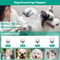 Dog Cat Grooming Kit Hair Clippers With Built In Vacuum5 Attachments For Shedding Control Painles 2