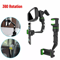 Car Rearview Mirror Rotation Adjustable Phone Holder Mount Multifunction Clip Stand For GPS Navigat 3