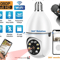 Light Bulb Camera WiFi Smart Wireless Security IR Night Vision With Motion Alerts TwoWay Audio For 0