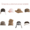 Baseball Cap Hat Rack Wall Door Hanger Holder With 12 Adhesive Hooks Storage Organizer For Hats Cap 11