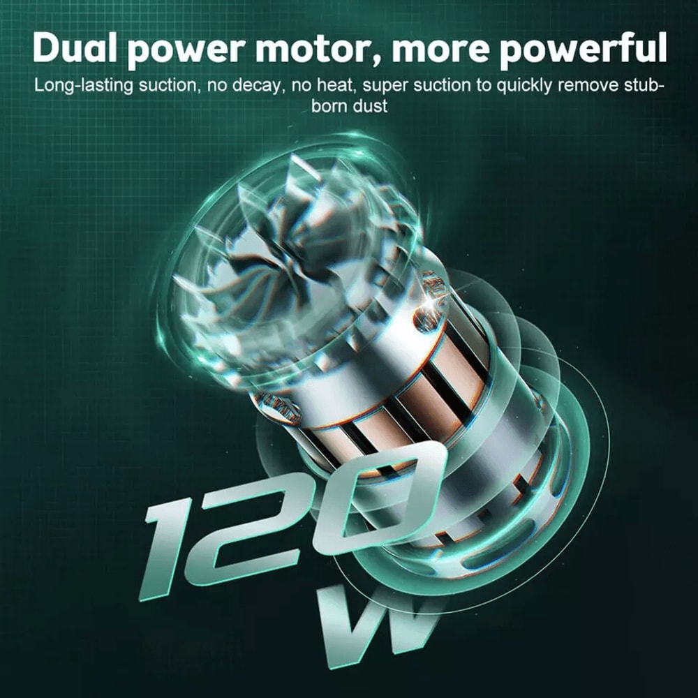 Cordless Hand Held Vacuum Cleaner Mini Portable Car Auto Home Wireless With Strong Suction Recharge 5