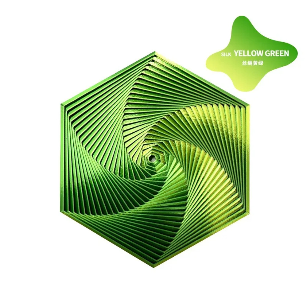 3D Printed Fractal Fidget Hexagon 7cm Portable Anti Stress Toy Sensory Play Visual Relaxation Gift 7