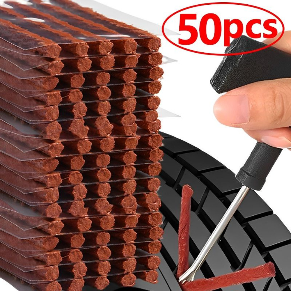 High Quality Tire Repair Strips Tubeless Rubber String Glue Seals For Car  Motorcycle Tyre Puncture 1