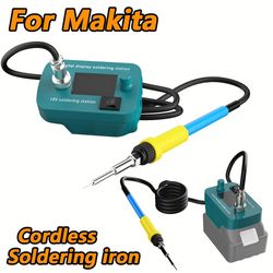 cordless soldering iron machine tool, 60w pcb soldering with makita bl1830/1840/1850/1860 battery compatibility