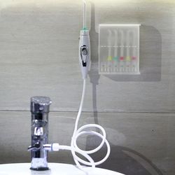 dental irrigator water jet faucet tooth cleaner flosser no electricity toothpick teeth cleaning kit