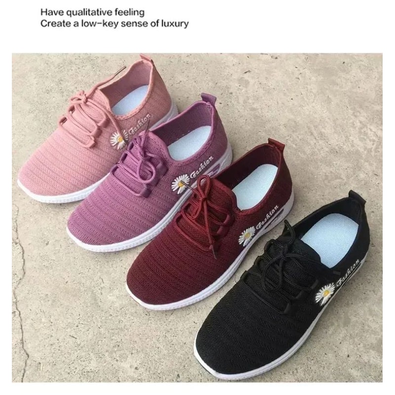 Lightweight Sneakers For Women Breathable Net Shoes With Comfortable Soft Sole Casual Adult Sneaker 5