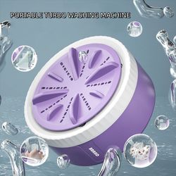 3 gear timing mini washing machine – portable rotating turbine washing machine for underwear, socks, baby's clothes