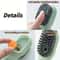 MultiFunction Automatic Spot Shoe Brush Soft Hair Hand Pressure Hanging Hole Suitable For Clothing 5