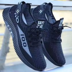 breathable air mesh sneakers – lightweight vulcanized men's sport shoes for casual & outdoor comfort