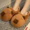Cute Cartoon Capybara Cotton Slippers Half Wrap Heel Soft NonSlip Indoor Plush Shoes For Home 0