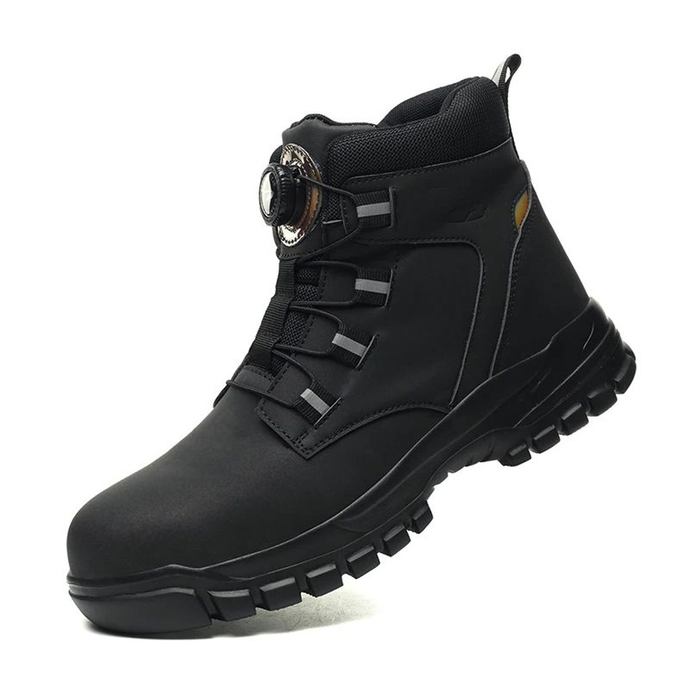 Mens Indestructible Steel Toe Work Boots Waterproof AntiSmash StabResistant Safety Shoes Biker Bota 6