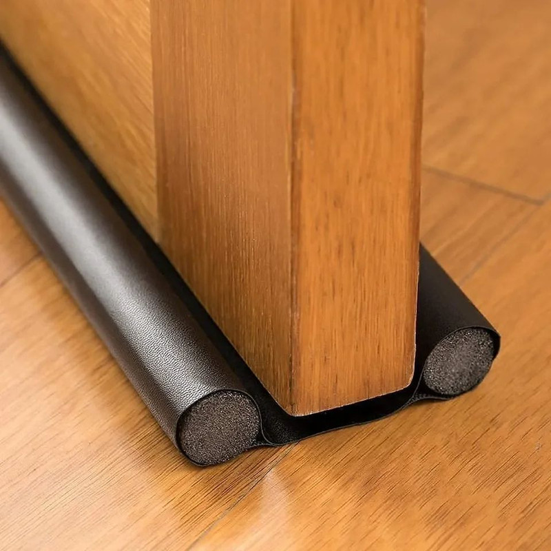 Windproof Seal Strip Draught Excluder  95cm Door Bottom Guard Double Protector Dustproof  Soundproo 0