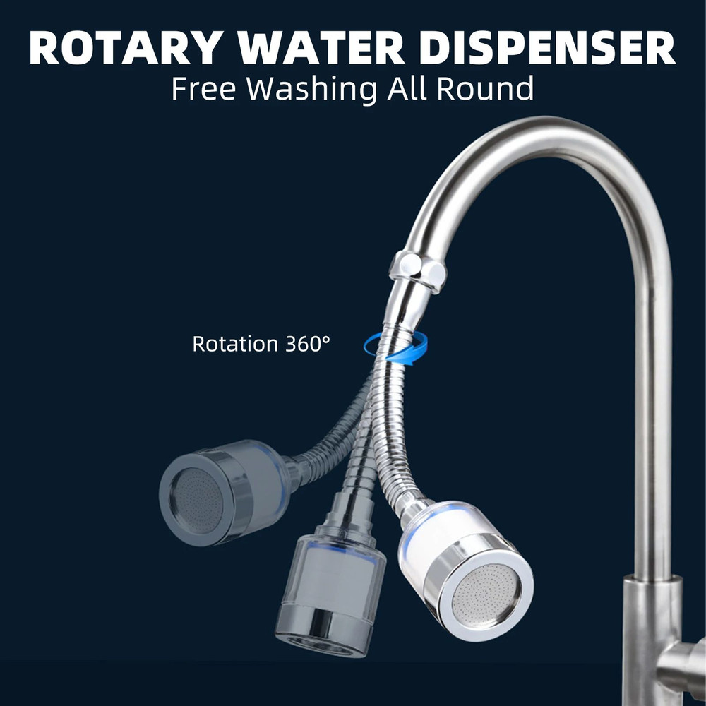 Swivel Faucet Water Filter Removes Chlorine Heavy Metals Rotating Filtered Shower Head For Hard Wa 1