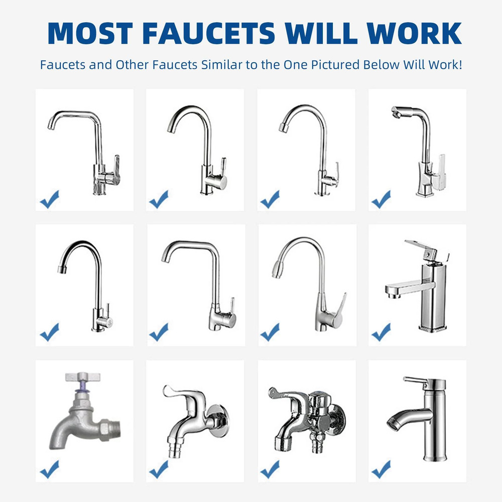 Swivel Faucet Water Filter Removes Chlorine Heavy Metals Rotating Filtered Shower Head For Hard Wa 4