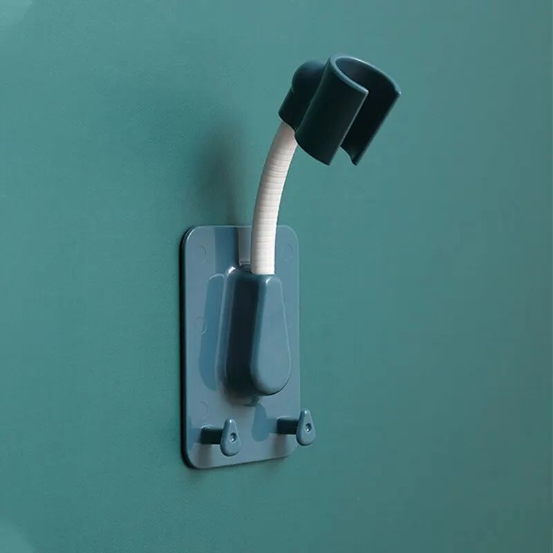 Shower Head Holder  Adjustable SelfAdhesive Wall Mount Bracket Universal Handheld Showerhead Stand  6