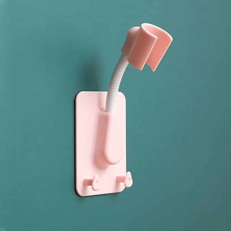 Shower Head Holder  Adjustable SelfAdhesive Wall Mount Bracket Universal Handheld Showerhead Stand  8
