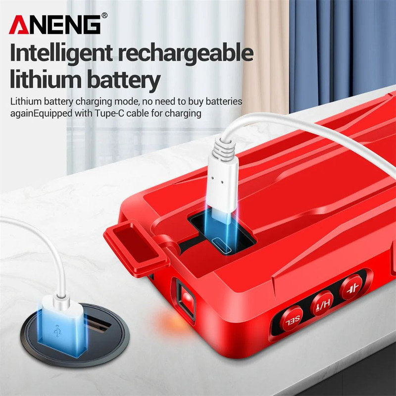 Digital Multimeter Rechargeable True RMS Voltage  Current Tester With LCD Display And NonContact Vo