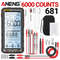 Digital Multimeter Rechargeable True RMS Voltage  Current Tester With LCD Display And NonContact Vo