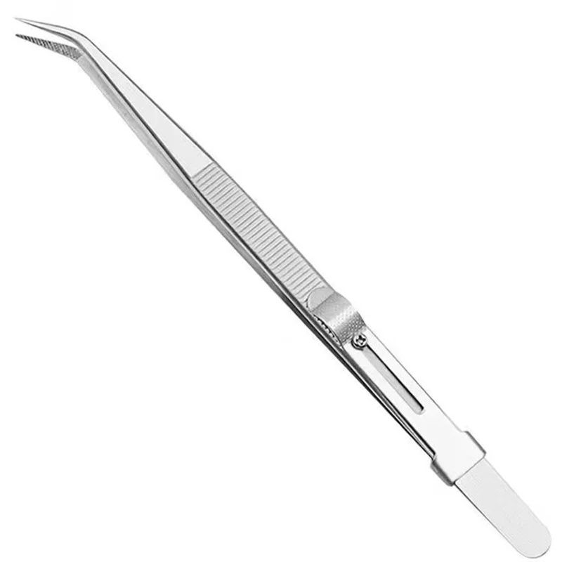 Professional High Precision Stainless Steel Jewelry Tweezers Sandblasting DIY Diamond Gem Jewelers  7