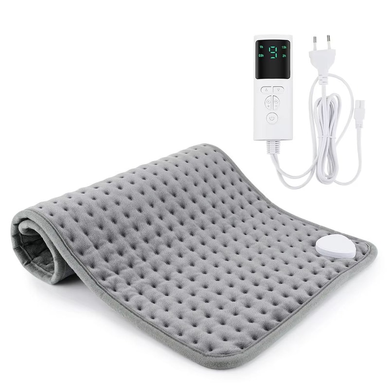Heating Blanket For Winter UltraSoft Electric Warm Pad With Timer Ideal For Back Legs FullBody Com