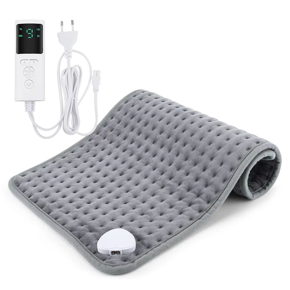 Heating Blanket For Winter UltraSoft Electric Warm Pad With Timer Ideal For Back Legs FullBody Com