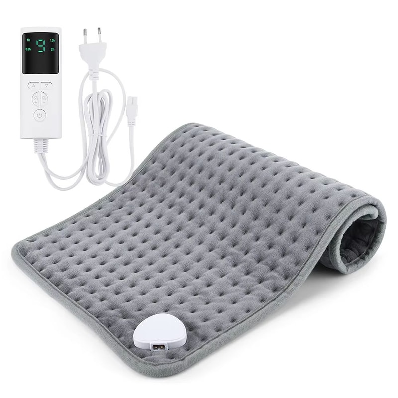 Heating Blanket For Winter UltraSoft Electric Warm Pad With Timer Ideal For Back Legs FullBody Com