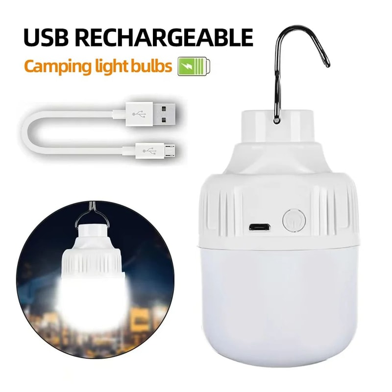 High Brightness Portable USB Rechargeable LED Pendant Light Waterproof Outdoor Lamp Ideal For Campi 4