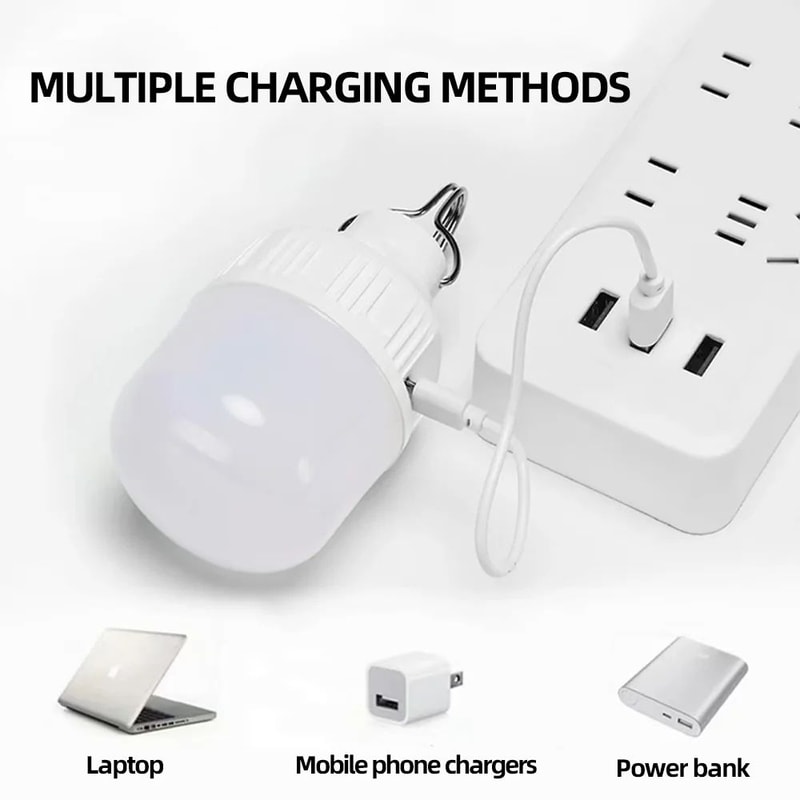 High Brightness Portable USB Rechargeable LED Pendant Light Waterproof Outdoor Lamp Ideal For Campi 5