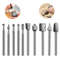 Rotary File For Steel Milling CuttersHard Metal Rattail File Set For Metalwork Woodworking  DIY Pro 2